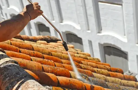 Nettoyage de toitures - Sainte-Sève